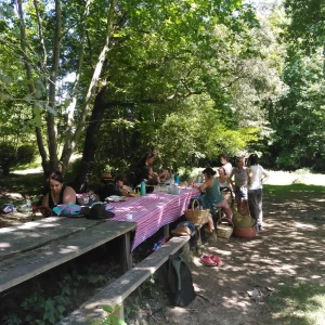 groupe de participants à sorties nature en pays basque