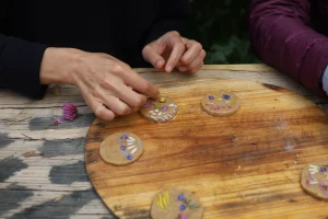 ateliers cuisines : recette de biscuits fleurs